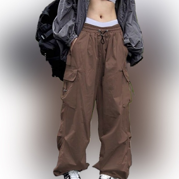 Pants - NEW Baggy Parachute Cargo Pants